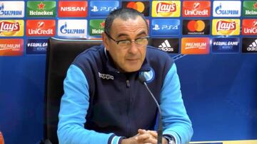 Sarri alaba a su rival: "Guardiola es el mejor entrenador del mundo"