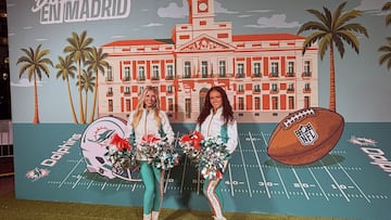 The Miami Dolphins are embracing the Spanish culture as the team prepares to play in Madrid for the first time, and that includes the cheerleaders.