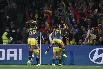 Colombia y Jamaica se enfrentaron por los octavos de final del Mundial Femenino de Australia - Nueva Zelanda 2023 en el AAMI Park de Melbourne. 