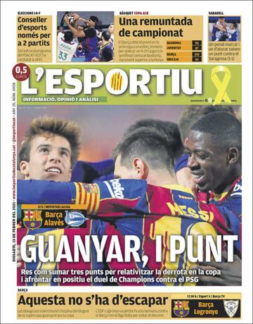 "Se busca central"... las portadas deportivas de hoy