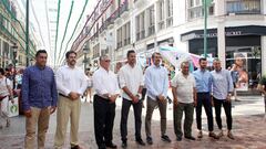 VISITA DEL MALAGA EN LA FERIA 