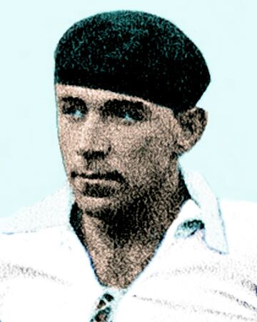 The first to wear the Real Madrid shirt, playing in the 1935/36 season, but only for matchday 6 against Racing Santander.