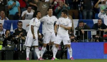 James vuelve a disputar un clásico en el Bernabéu desde el 25 de octubre de 2014.