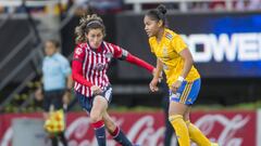 Chivas y Tigres empataron en la jornada 8 de la Liga MX Femenil