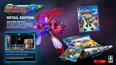 DLCs y figura para la Coleccionista física de Mighty Nº 9