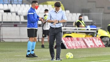 Rubi, durante un partido del Almer&iacute;a.