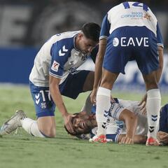 Enric Gallego sufre una herida contusa en el maxilar izquierdo