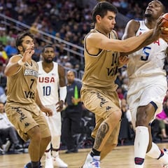 Durant (23) lidera la primera exhibición de Estados Unidos