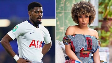 Im&aacute;genes del futbolista marfile&ntilde;o Serge Aurier y de su novia, la modelo estadounidense Hencha Voigt 