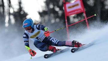 Grenier vence y aplaza el r¨¦cord de victorias de Shiffrin