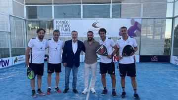 Raúl, Casillas, Alejandra Salazar y Dani García Lara ganan el Torneo benéfico de Pádel Clínicas Menorca