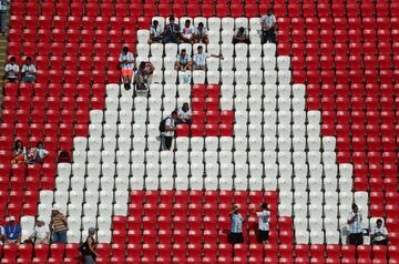 Gradas del Kazan Arena.