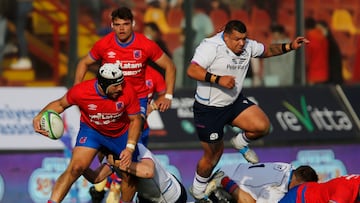 Rugby, Chile vs Escocia.
Partido amistoso 2022.
Chile contra Escocia durante el partido amistoso en el estadio Santa Laura,Santiago, Chile.
25/06/2022
Jonnathan Oyarzun/Photosport
Rugby, Chile vs Scotland.
Test match.
Chile’s against Scotland during a test match at Santa Laura stadium.
Santiago, Chile.
25/06/2022
Jonnathan Oyarzun/Photosport