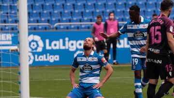 Santos tuvo una de las últimas ocasiones del Depor