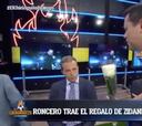 Momentazo: Roncero y sus 3 regalos a Soria de parte de Zizou