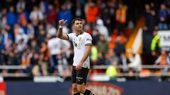 Hugo Duro celebra su gol ante el Getafe.