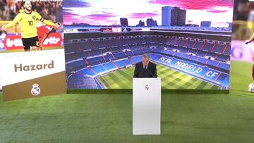 Florentino Pérez: "Viene al Madrid un jugador capaz de hacer del fútbol algo apasionante"