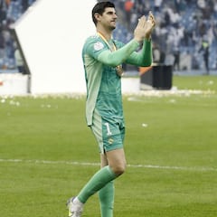 Courtois no está para la foto