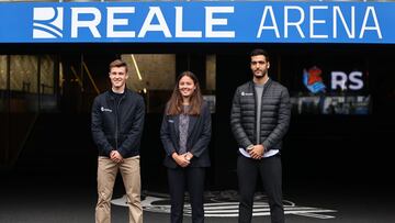 Turrientes, Sarriegi (del Femenino) y Merino, en el Reale Arena