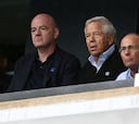 Gianni Infantino ahora visita MetLife Stadium en el New England Patriots vs New York Jets