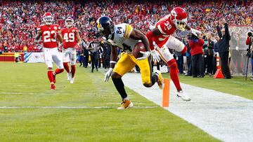 Los Steelers le quitan el invicto a los Chiefs con un gran Bell