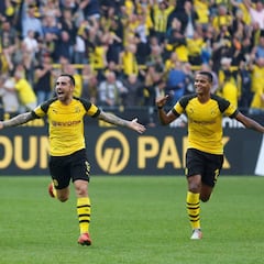 El Atlético espió al Dortmund para ver exhibirse a Alcácer