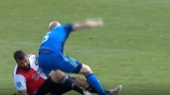 Impactante: la lesión de tobillo que sufrió un ex UC en Holanda