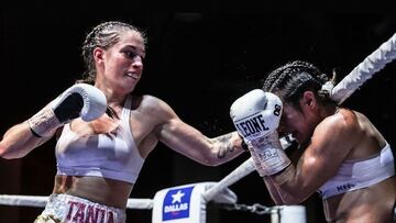 Tania Álvarez y Natali Francesca por el Campeonato de España del supergallo.