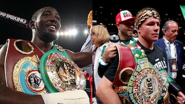 Terence Crawford y Saúl 'Canelo' Álvarez.