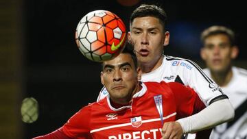 El jugador de Universidad Catolica David Llanos,