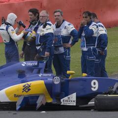 Ericsson soportó 30G en su accidente en Silverstone