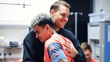 Así fue el primer día de Luis Díaz tras firmar su contrato con Bayern Múnich hasta junio de 2029.