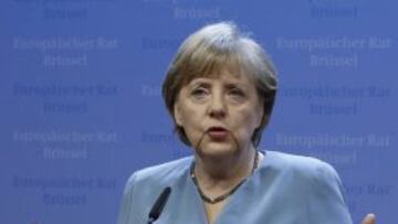 La canciller alemana.