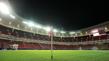 General View during the game Guadalajara vs America, corresponding to first leg match of Semifinals the Torneo Apertura 2023 of the Liga BBVA MX Femenil, at Akron Stadium, on November 16, 2023.
<br><br>
Vista General durante el partido Guadalajara vs America, correspondiente al partido de ida de Semifinales del Torneo Apertura 2023 de la Liga BBVA MX Femenil, en el Estadio Akron, el día 16 de noviembre de 2023.