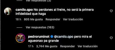Pedro Ruminot increpó a usuario que lo confundió con Sergio Freire: “Ahue...”