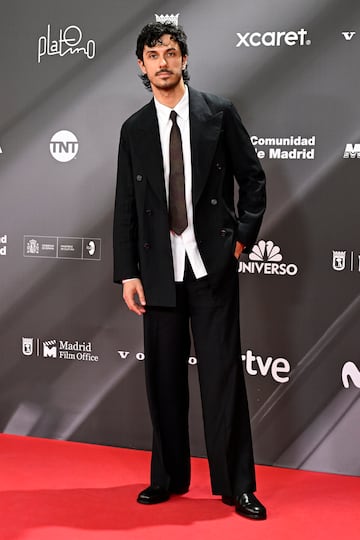 Rafa Cebri¨¢n posa en la alfombra roja.