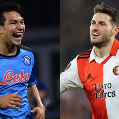 El camino de Chucky Lozano y Santiago Giménez en Champions y Europa League