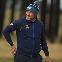 Lee Westwood se exhibe en un mal día español
