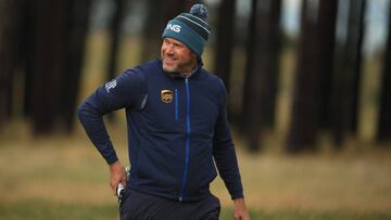Lee Westwood se exhibe en un mal día español