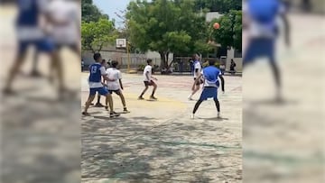 El golazo viral en el patio de una escuela