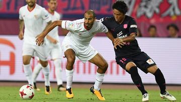 Pizarro, con el Sevilla. 