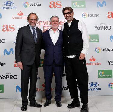 Juan Cantón Director General de Prensa de Prisa Media, Alejandro Elortegui Director de Nuevos Proyectos de Prisa Media y Vicente Jiménez Director del Diario AS.






