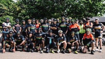Imagen de los miembros del Black Cyclist Network.