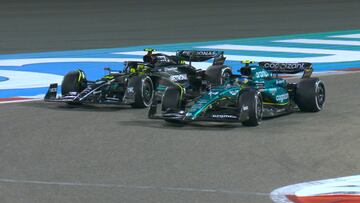 Alonso y Hamilton en Bahréin.