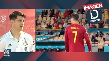 Morata: "Sé porqué me pitan no es muy difícil averiguarlo..."