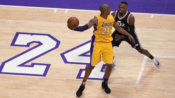 Para ponerle fin a sus 19 años como profesional del baloncesto, Kobe se desató encestando 60 puntos en Los Angeles, el 13 de abril de 2016 ante Utah Jazz.