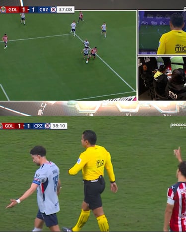 Chivas ya tenía un penal y el VAR dijo que no
