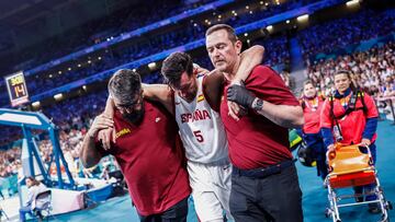 Rudy abandonó el partido ante Grecia por una conmoción