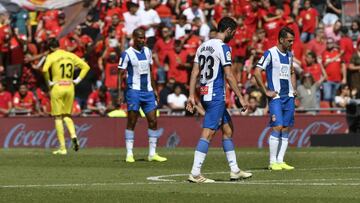El Espanyol marcha peor que en tres de sus cuatro descensos