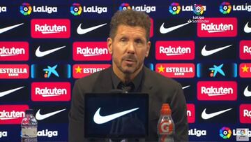 Simeone: "Al final ha ganado el que ha sido más contundente"